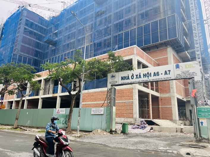 Một dự án (dự án nhà ở xã hội) sử dụng nguồn vốn đâu tư công, trên địa ban TP. Biên Hòa, tỉnh Đồng Nai. Ảnh: dongnai.gov.vn.