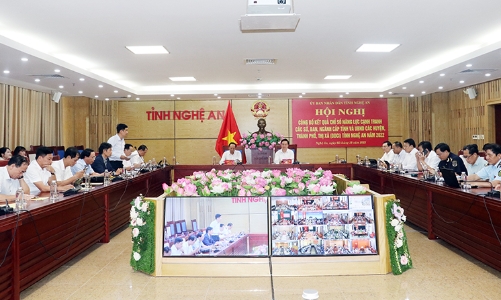 Nghệ An công bố chỉ số DDCI, phân định 