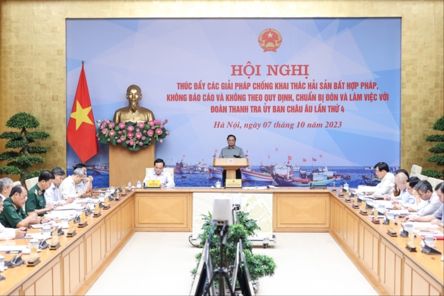 Thủ tướng chủ trì hội nghị vào chiều 7/10/2023