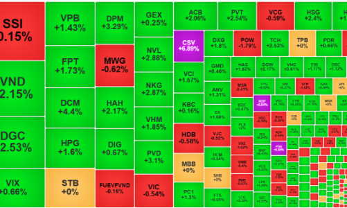 Thanh khoản có tín hiệu tăng tốt, cổ phiếu dầu khí, phân bón đột biến