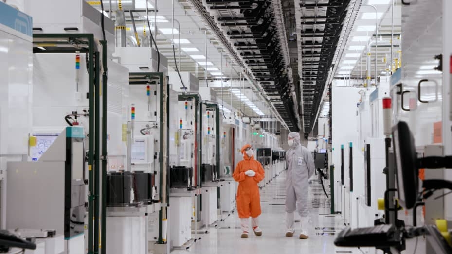 Fab 8 của GlobalFoundries ở Malta, New York.&nbsp;