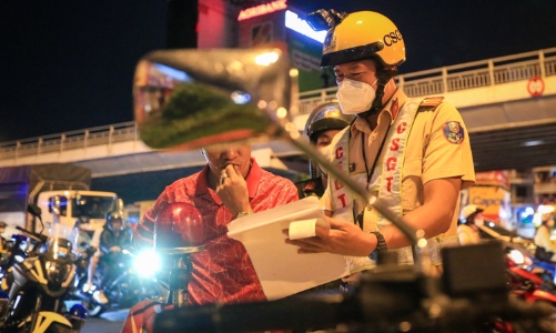 Hơn 93.500 trường hợp vi phạm nồng độ cồn trong 9 tháng đầu năm tại TP.HCM