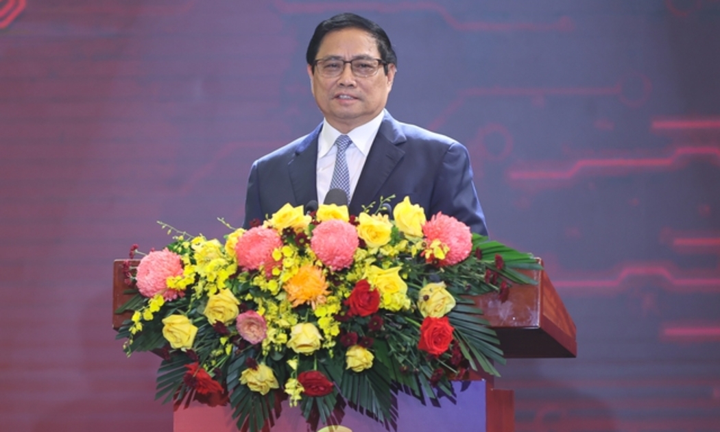 Thủ tướng Chính phủ Phạm Minh Chính phát biểu chỉ đạo tại Ngày chuyển đổi số quốc gia 10/10.