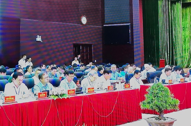 Các đại biểu dự Hội nghị Hội đồng điều phối vùng Bắc Trung Bộ và Duyên hải Trung Bộ lần thứ 2. Ảnh Ngô Anh Văn.