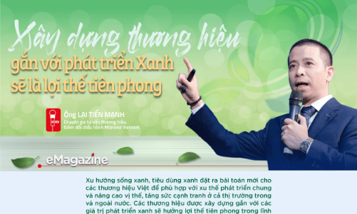Xây dựng thương hiệu gắn với phát triển xanh sẽ là lợi thế tiên phong