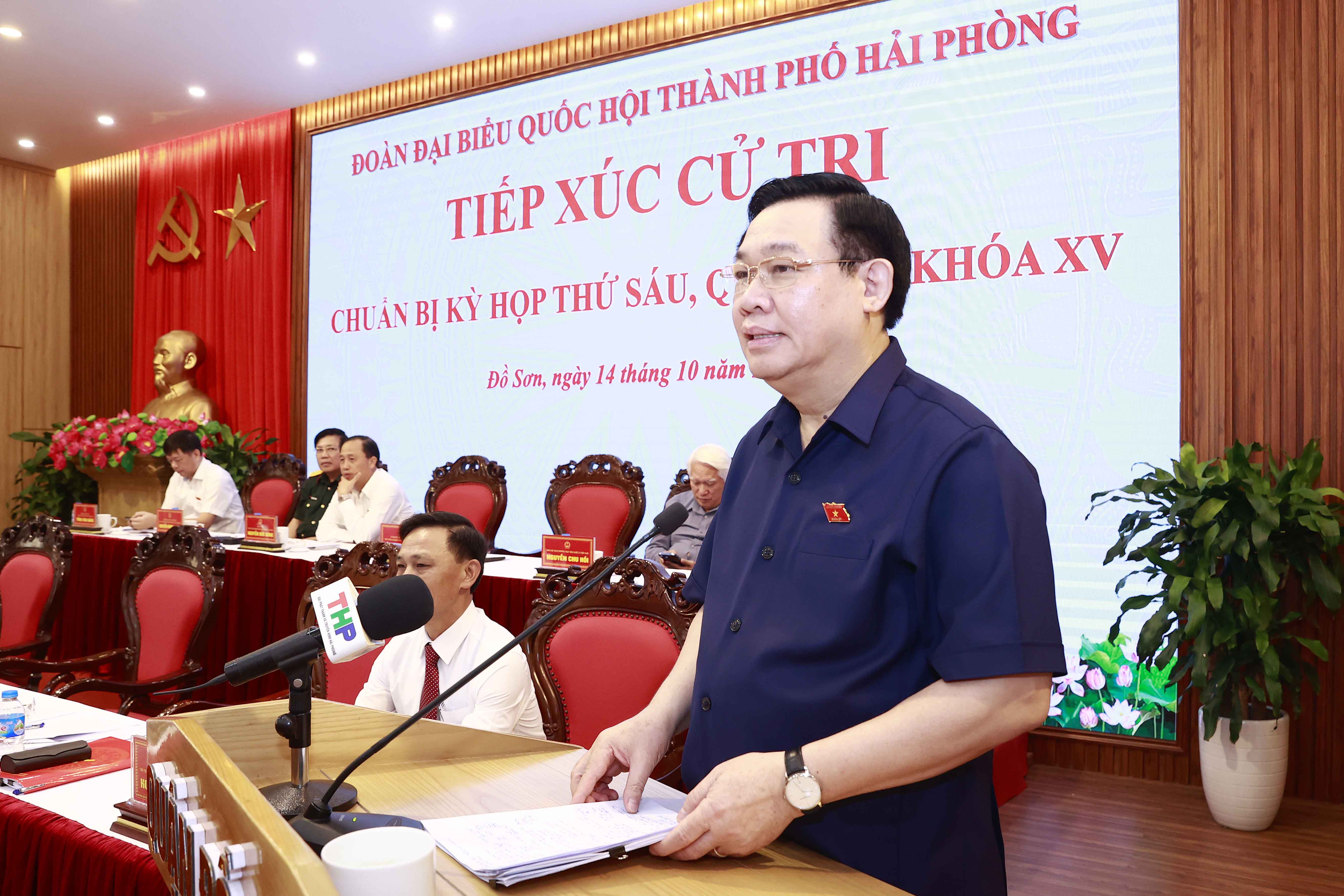 Chủ tịch Quốc hội Vương Đình Huệ. Ảnh: Quốc hội