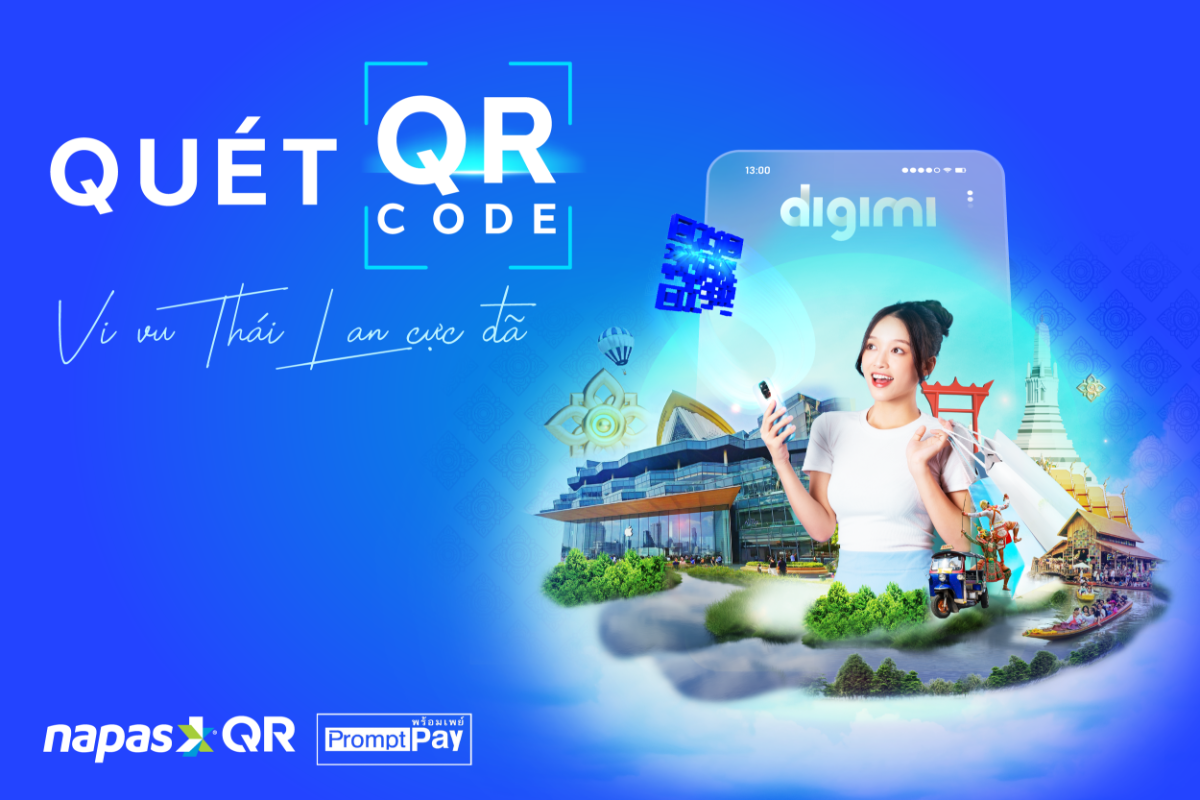 Thanh toán bằng mã QR không biên giới Việt Nam - Thái Lan của BVBank mang lại nhiều thuận lợi cho khách hàng, thúc đẩy mạnh mẽ thanh toán không tiền mặt.