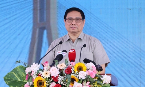 Khởi công dự án cầu Đại Ngãi gần 8.000 tỷ đồng bắt qua sông Hậu