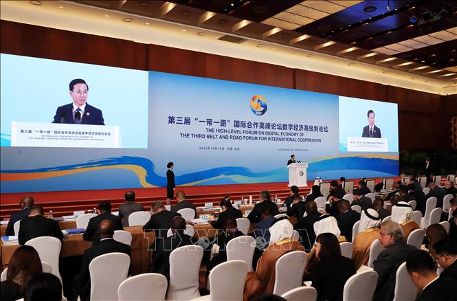 Toàn cảnh Diễn đàn cấp cao. Ảnh: TTXVN.