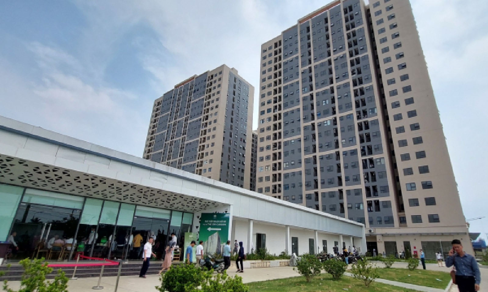 Chung cư nhà ở xã hội tại lô B4-1 thuộc dự án Khu đô thị Xanh Bàu Tràm Lakeside, Đà Nẵng.