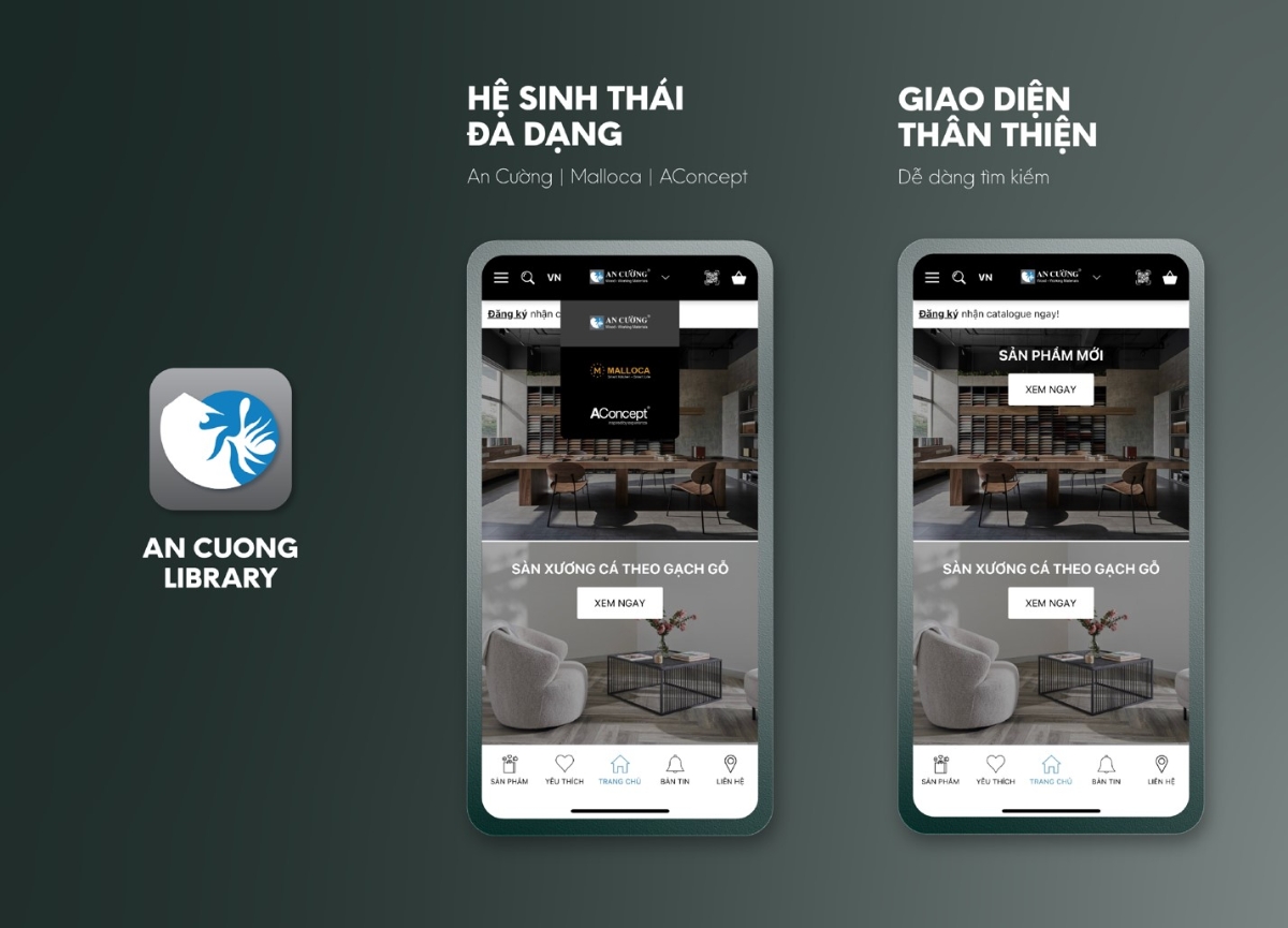 AC Library - ứng dụng th&uacute; vị trong thế giới thiết kế nội thất.