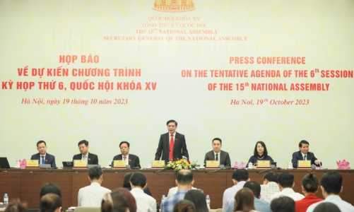Kỳ họp thứ 6, Quốc hội khóa XV: Sẽ lấy phiếu tín nhiệm và xem xét thông qua 9 luật