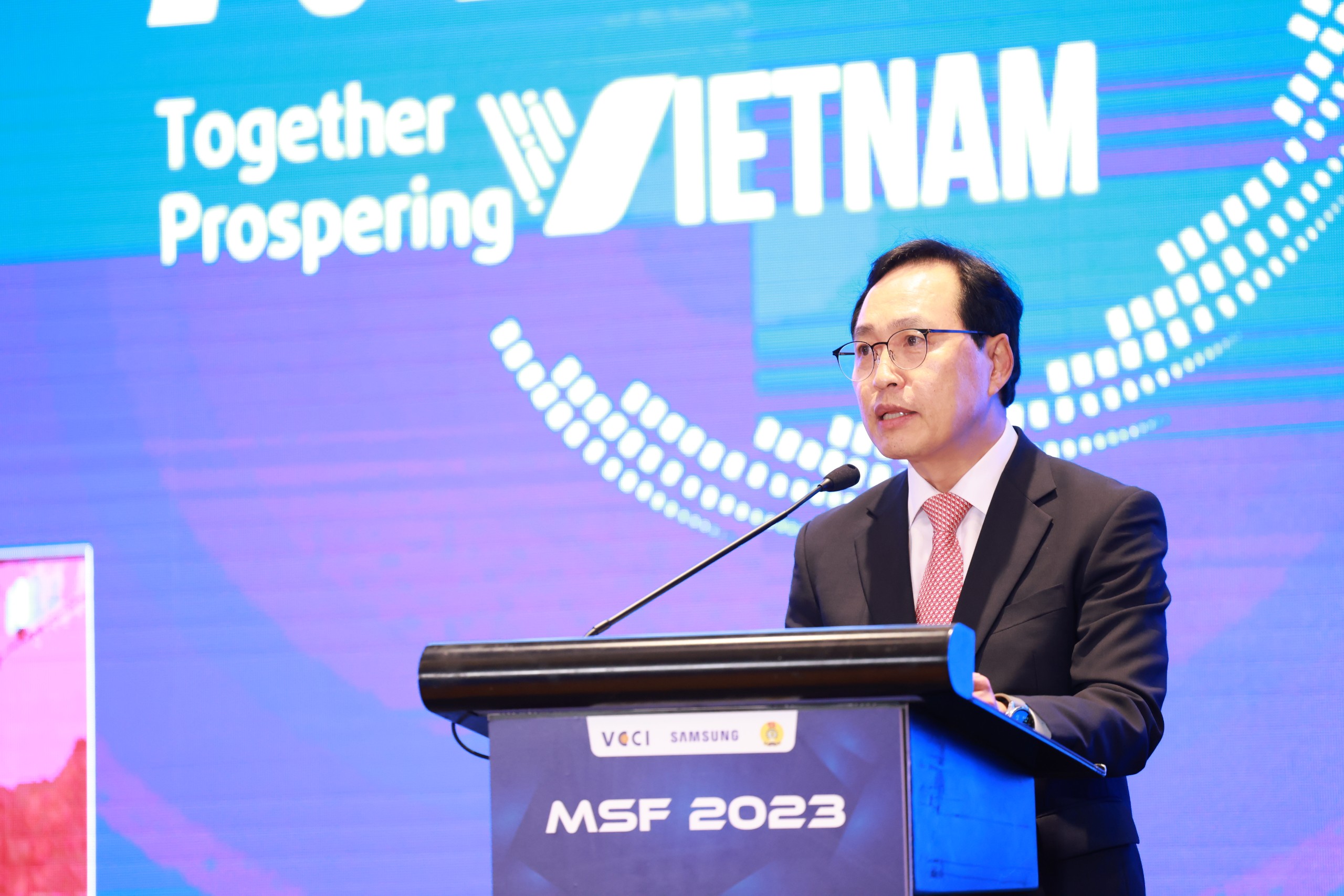 Ông Choi Joo Ho, Tổng Giám đốc Samsung Việt Nam. 