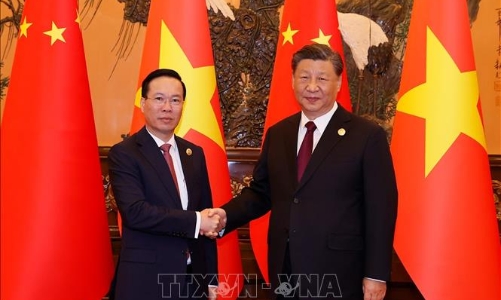 Chủ tịch nước Võ Văn Thưởng hội kiến Tổng Bí thư, Chủ tịch Trung Quốc Tập Cận Bình