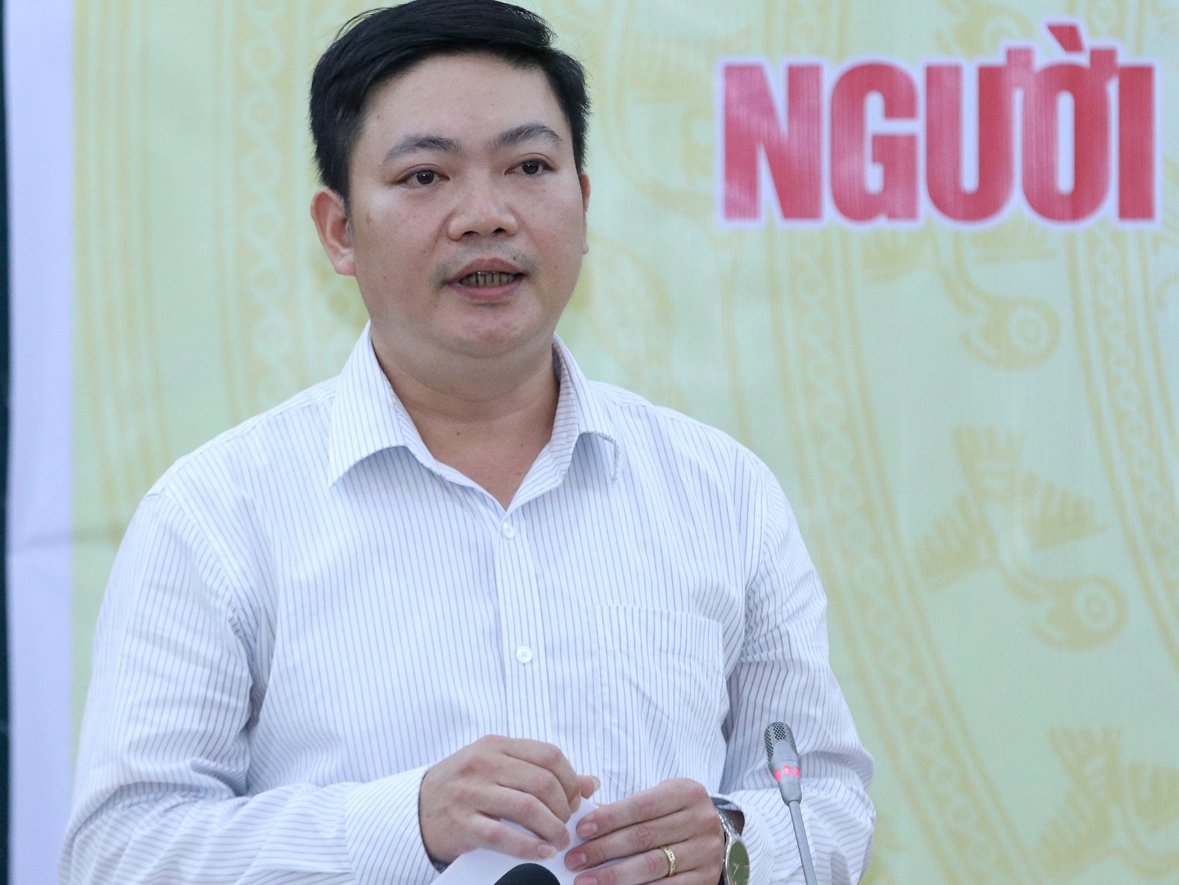Ông Nguyễn Duy Cường, Phó Vụ trưởng Vụ Bảo hiểm xã hội, Bộ Lao động – Thương binh và Xã hội. 