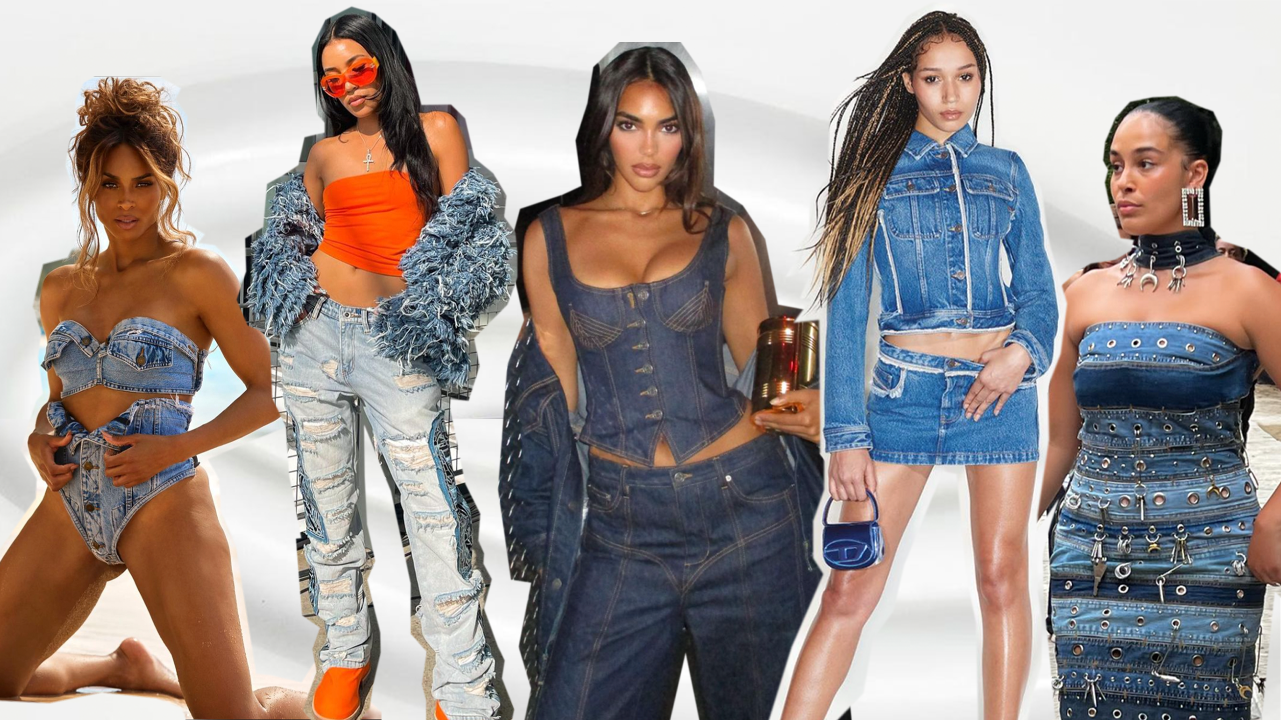 Chất liệu denim luôn được các nhà thiết kế thay đổi không ngừng để bắt kịp và phản chiếu lại xu hướng thời đại mới.