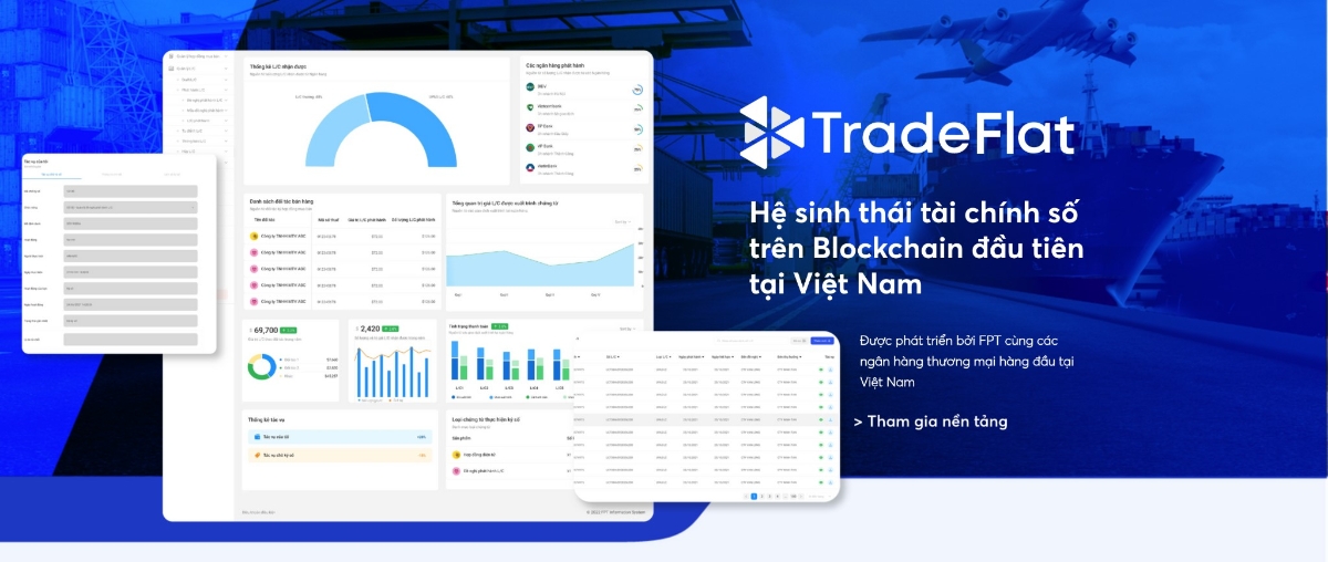 TradeFlat - Nền tảng L/C Blockchain đầu ti&ecirc;n tại Việt Nam.