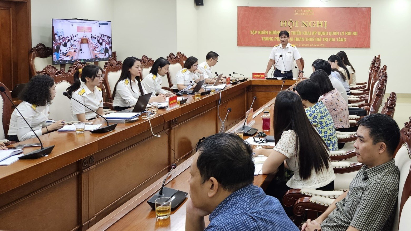 Ph&oacute; Tổng cục trưởng Đặng Ngọc Minh ph&aacute;t biểu chỉ đạo hội nghị.