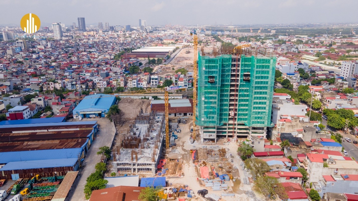 Tiến độ thi c&ocirc;ng dự &aacute;n MoonBay Residence.