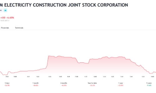 Lãnh đạo tiếp tục bị bán giải chấp, giá cổ phiếu VNE giảm sàn 12 phiên liên tiếp