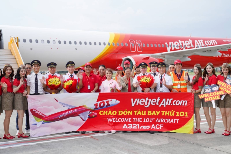 Vietjet receives new A321neo ACF 240 aircraft