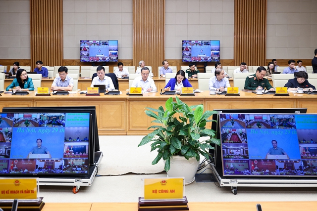 Đại diện các bộ, ngành tham dự hội nghị. Ảnh - VGP. 