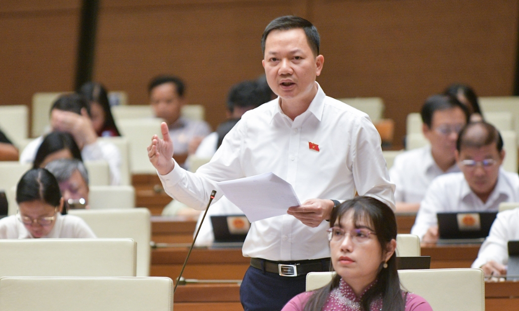 Đại biểu Trịnh Xuân An đề nghị cần làm rõ hành vi cấm, thao túng, làm giá đối với thị trường bất động sản.