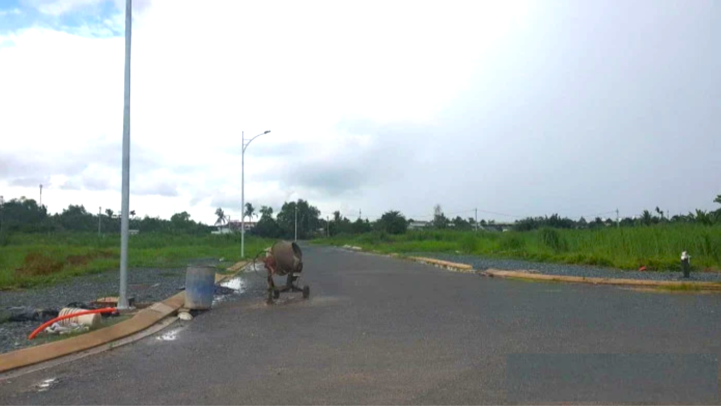 Một trong những dự án tái định cư tại Cần Thơ đang hoàn tất giái phóng mặt bằng.