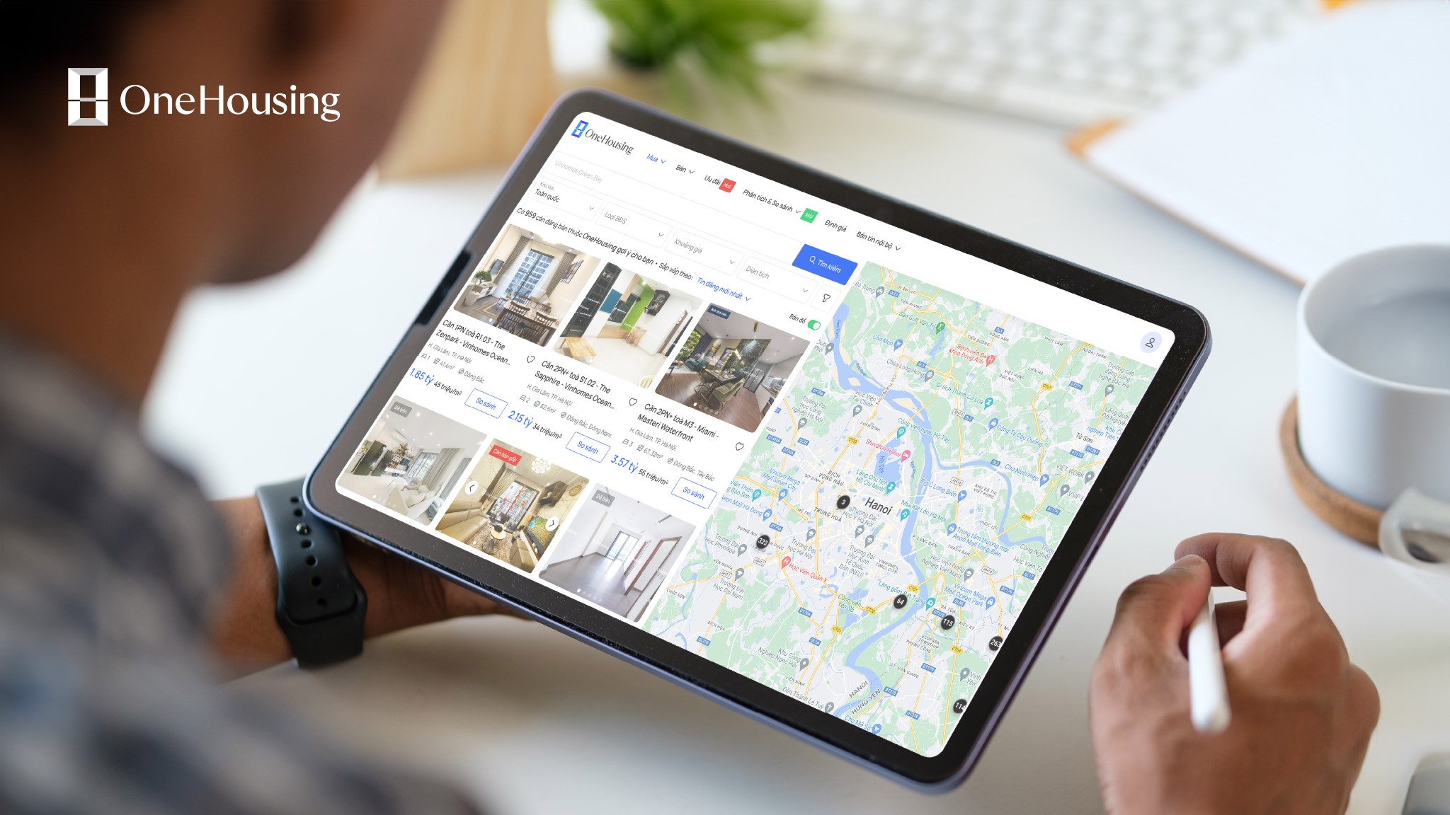 OneHousing đem đến trải nghiệm đồng nhất và chuyên nghiệp cho người dùng.