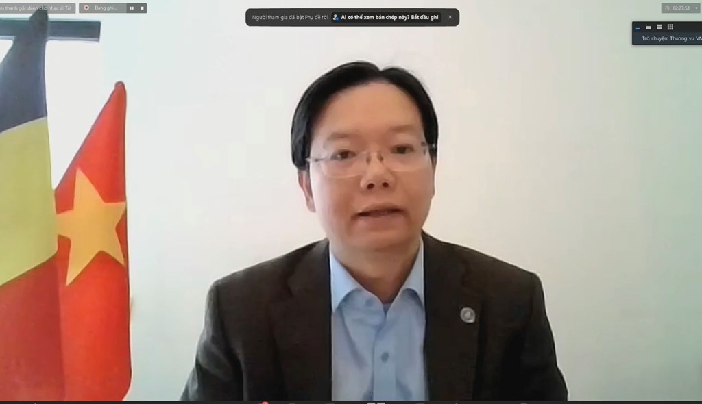Ông Trần Ngọc Quân, Tham tán thương mại, Thương vụ Việt Nam tại Bỉ và EU.