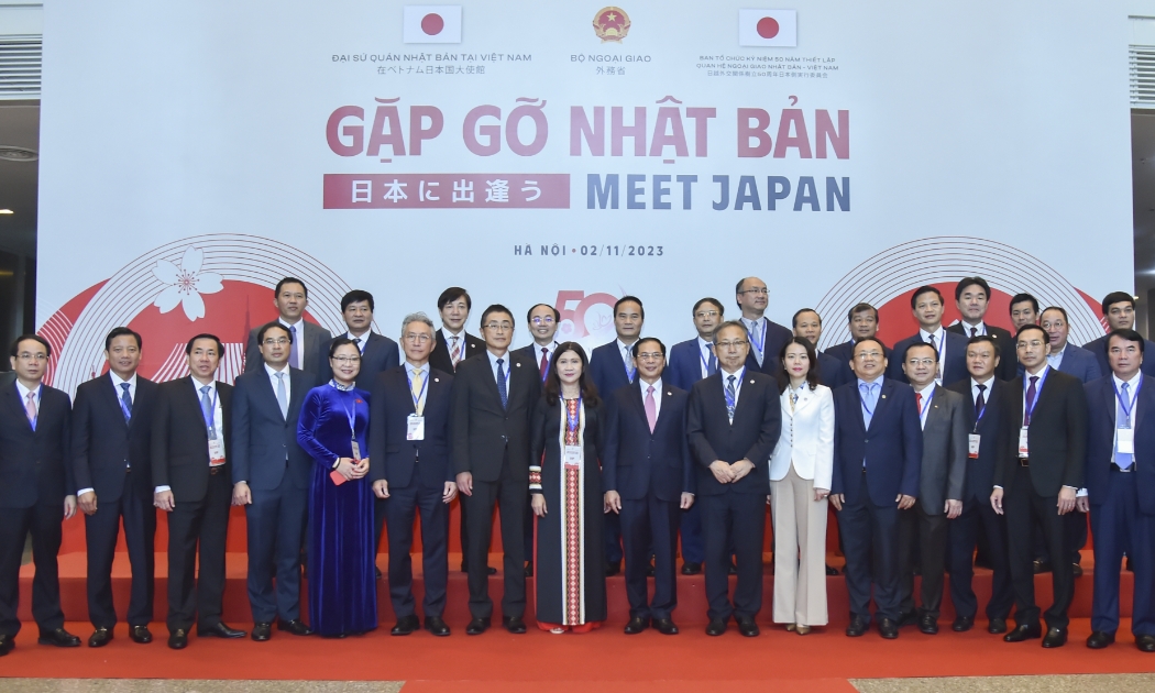 Bộ trưởng Ngoại giao Bùi Thanh Sơn và các đại biểu tham dự Hội nghị ‘Gặp gỡ Nhật Bản 2023’ - Meet Japan 2023