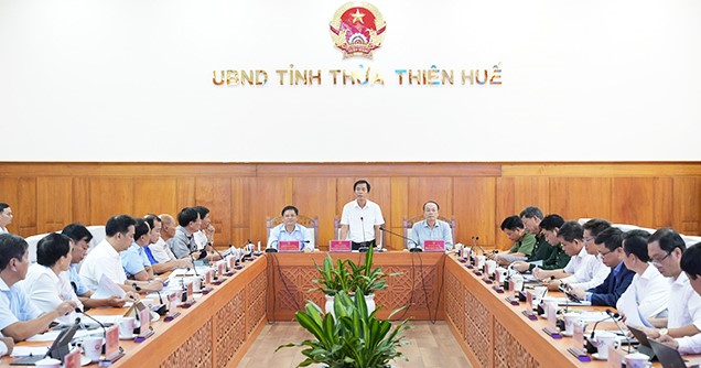 Phiên họp thường kỳ tháng 10/2023 của UBND tỉnh Thừa Thiên Huế diễn ra chiều ngày 1/11 vừa qua 