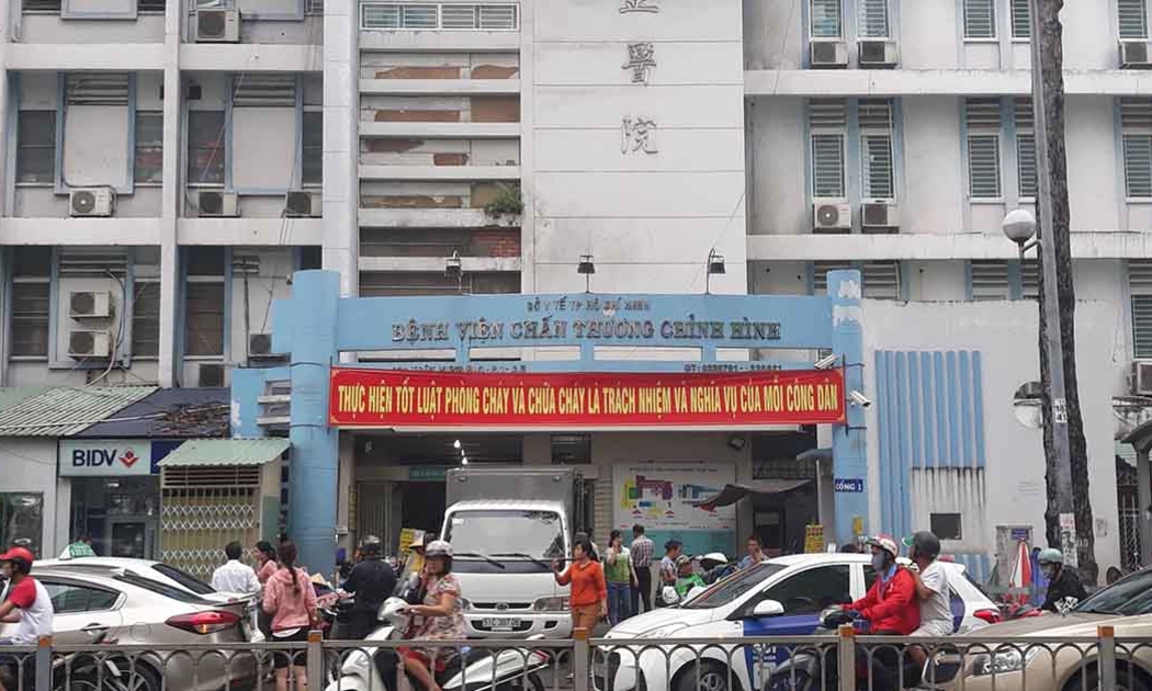 Bệnh viện Chấn thương Chỉnh hình TP.HCM đang có nhiều dấu hiệu xuống cấp