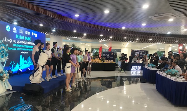 Khai mạc Lễ hội Du lịch Golf 2023 tại Đ&agrave; Nẵng. Ảnh Ng&ocirc; Anh Văn