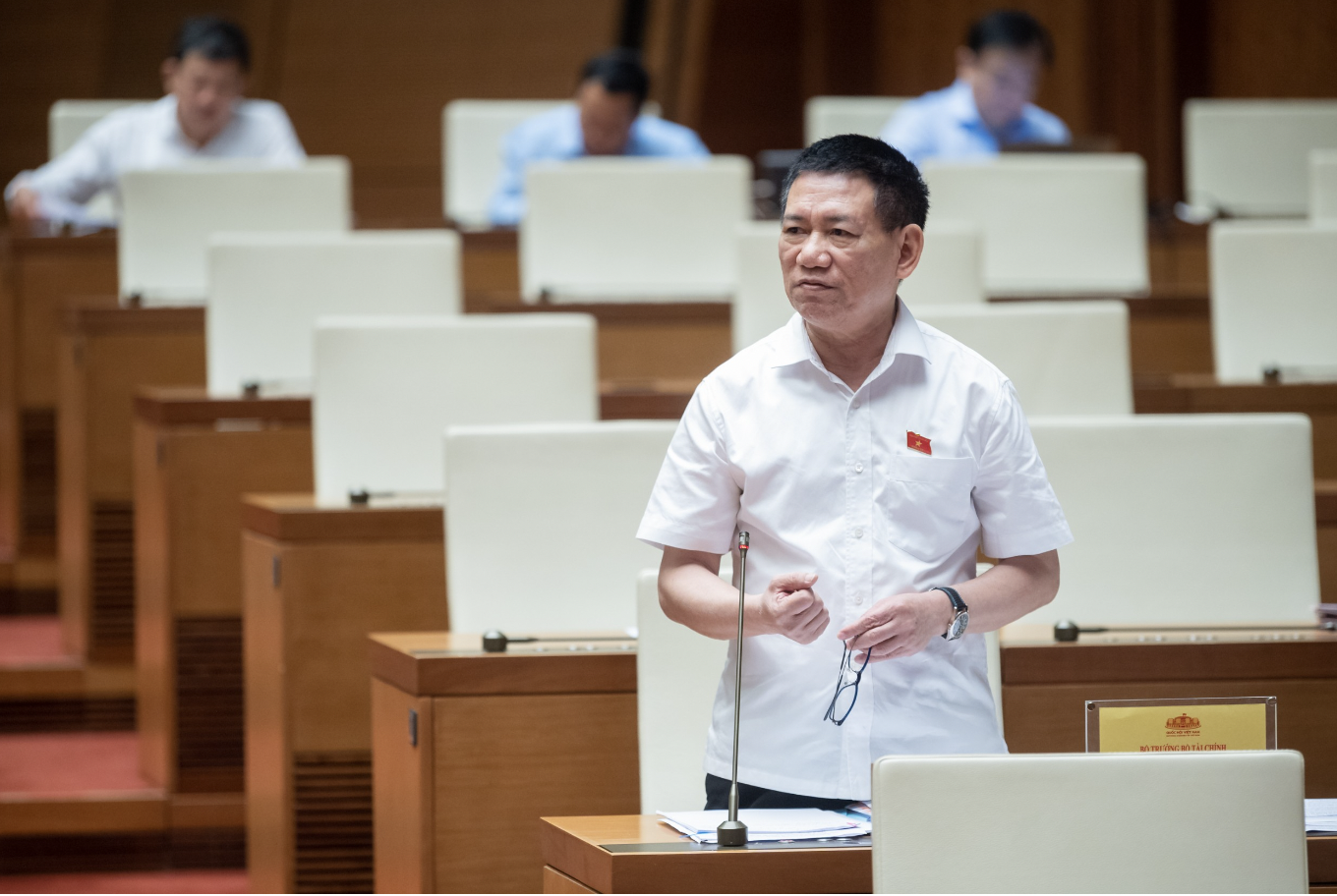 Bộ trưởng Bộ Tài chính Hồ Đức Phớc.