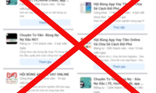 Ngăn chặn hàng chục hội nhóm hướng dẫn cách quịt nợ ngân hàng, tự tử trên Facebook