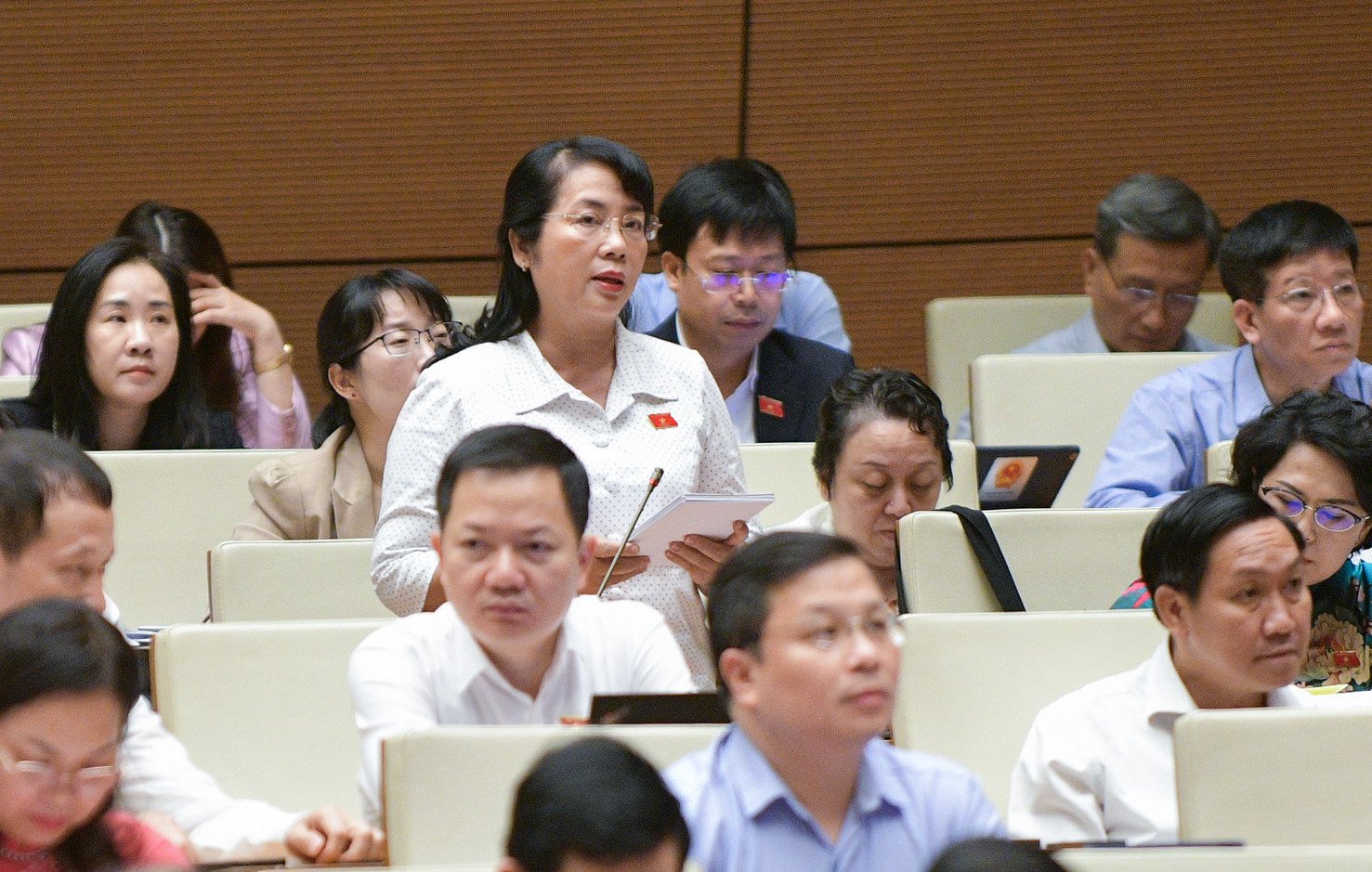Đại biểu Trần Kim Yến, Đoàn Đại biểu Quốc hội TP. HCM. Ảnh - Quochoi.vn.