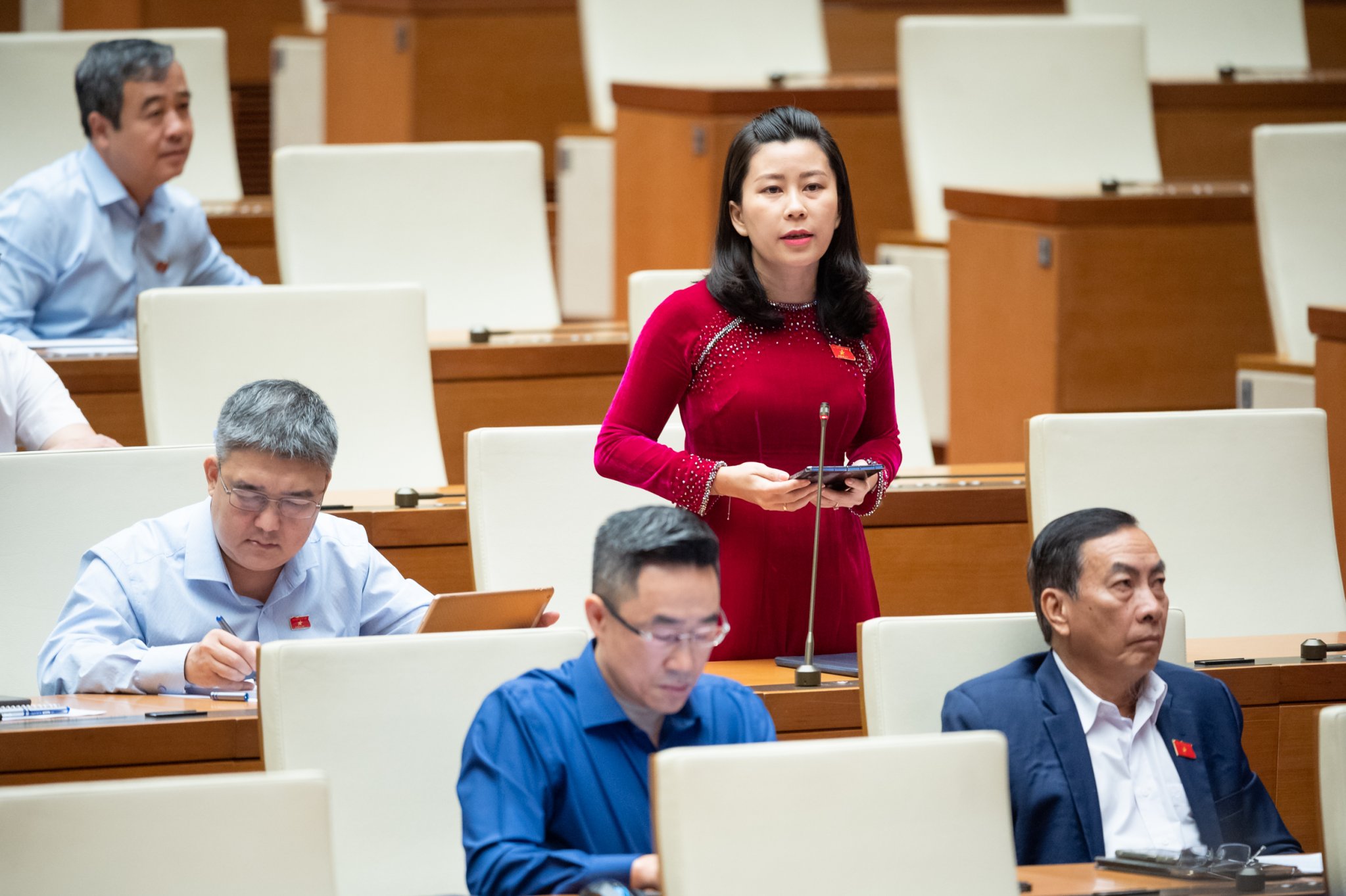 Đại biểu L&ecirc; Đ&agrave;o An Xu&acirc;n, Đo&agrave;n Đại biểu Quốc hội tỉnh Ph&uacute; Y&ecirc;n. Ảnh - Quochoi.vn.