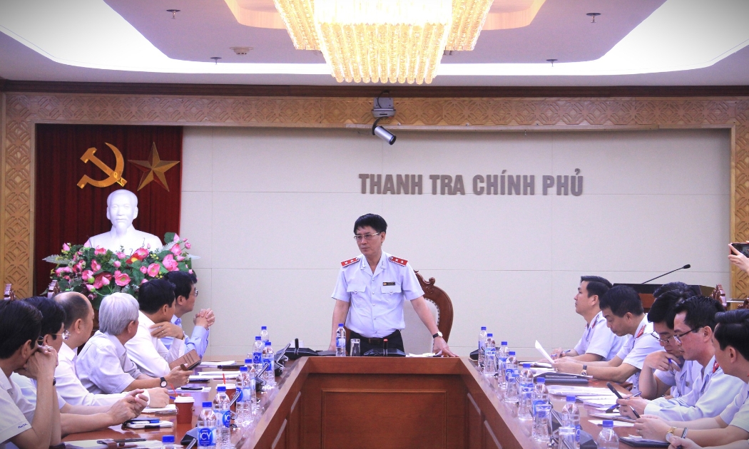 Thanh tra Chính phủ công bố quyết định thanh tra.
