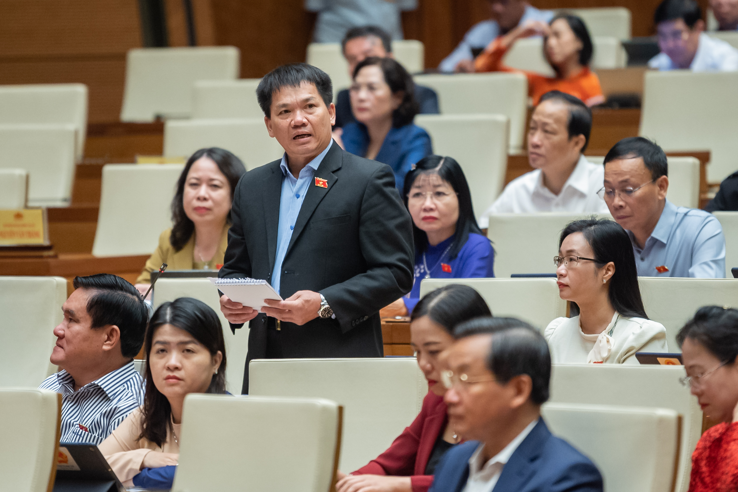 Đại biểu Dương Khắc Mai, Đoàn Đại biểu Quốc hội tỉnh Đắk Nông. Ảnh - Quochoi.vn.