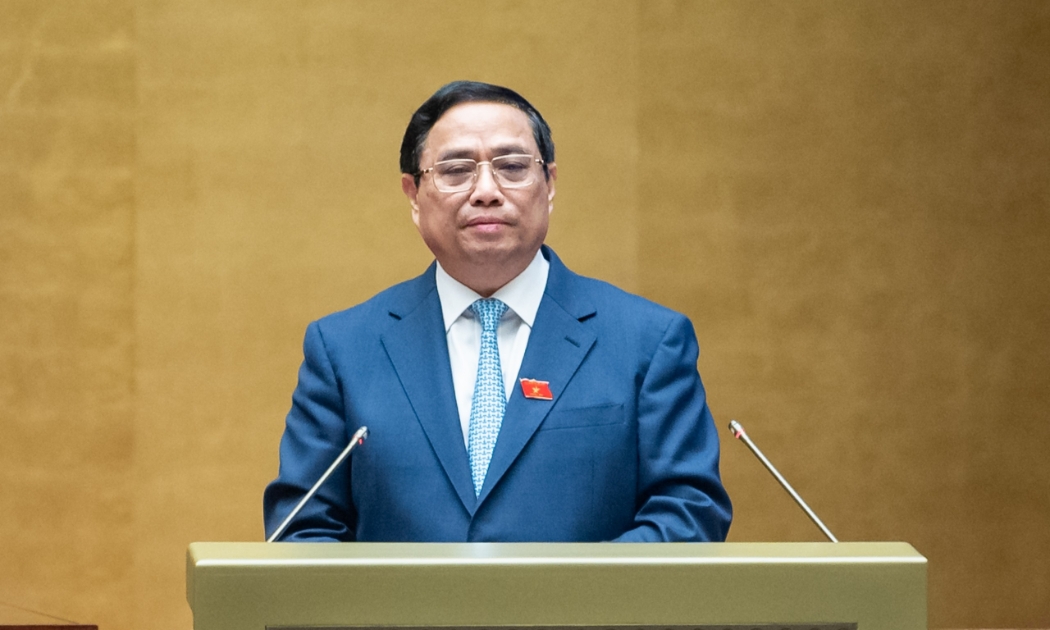 Thủ tướng Chính phủ Phạm Minh Chính báo cáo giải trình, làm rõ các vấn đề liên quan và trả lời chất vấn của đại biểu Quốc hội ngày 8/11/2023.