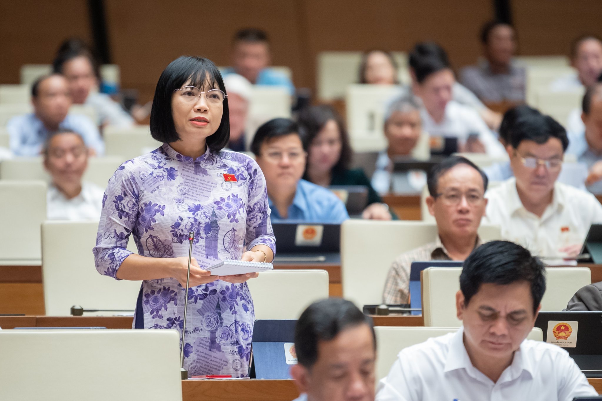 Đại biểu Nguyễn Thị Việt Nga, đoàn Hải Dương: 