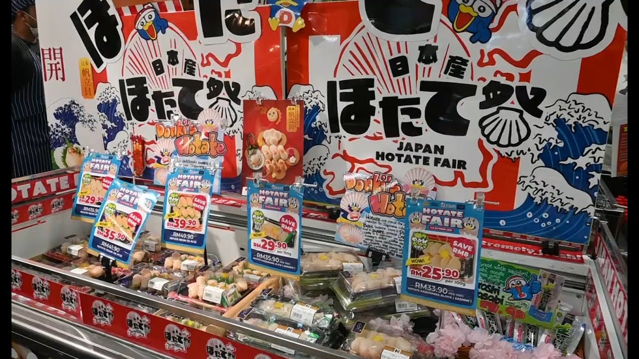 Hải sản Nhật được quảng b&aacute; tại Malaysia đầu th&aacute;ng 10 vừa qua.