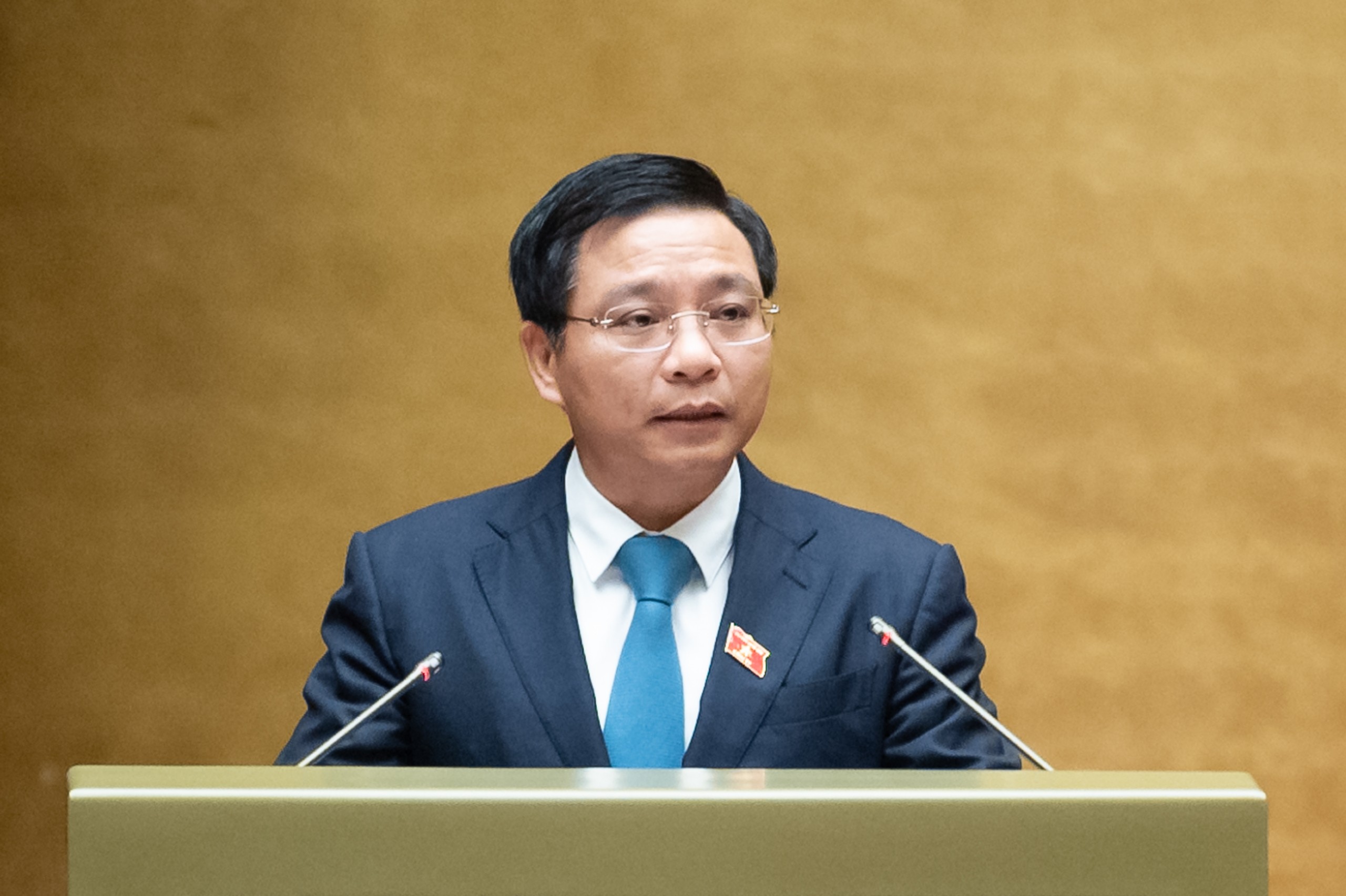 Bộ trưởng Bộ Giao th&ocirc;ng vận tải Nguyễn Văn Thắng cho biết&nbsp;dự &aacute;n Luật Đường bộ tạo cơ chế để huy động tối đa mọi nguồn lực nhằm tạo đột ph&aacute; trong ph&aacute;t triển kết cấu hạ tầng đường bộ - Ảnh: Quochoi.vn.