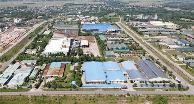 To&agrave;n cảnh Khu c&ocirc;ng nghiệp Nam Đ&ocirc;ng H&agrave;. Ảnh: Hưng Thơ