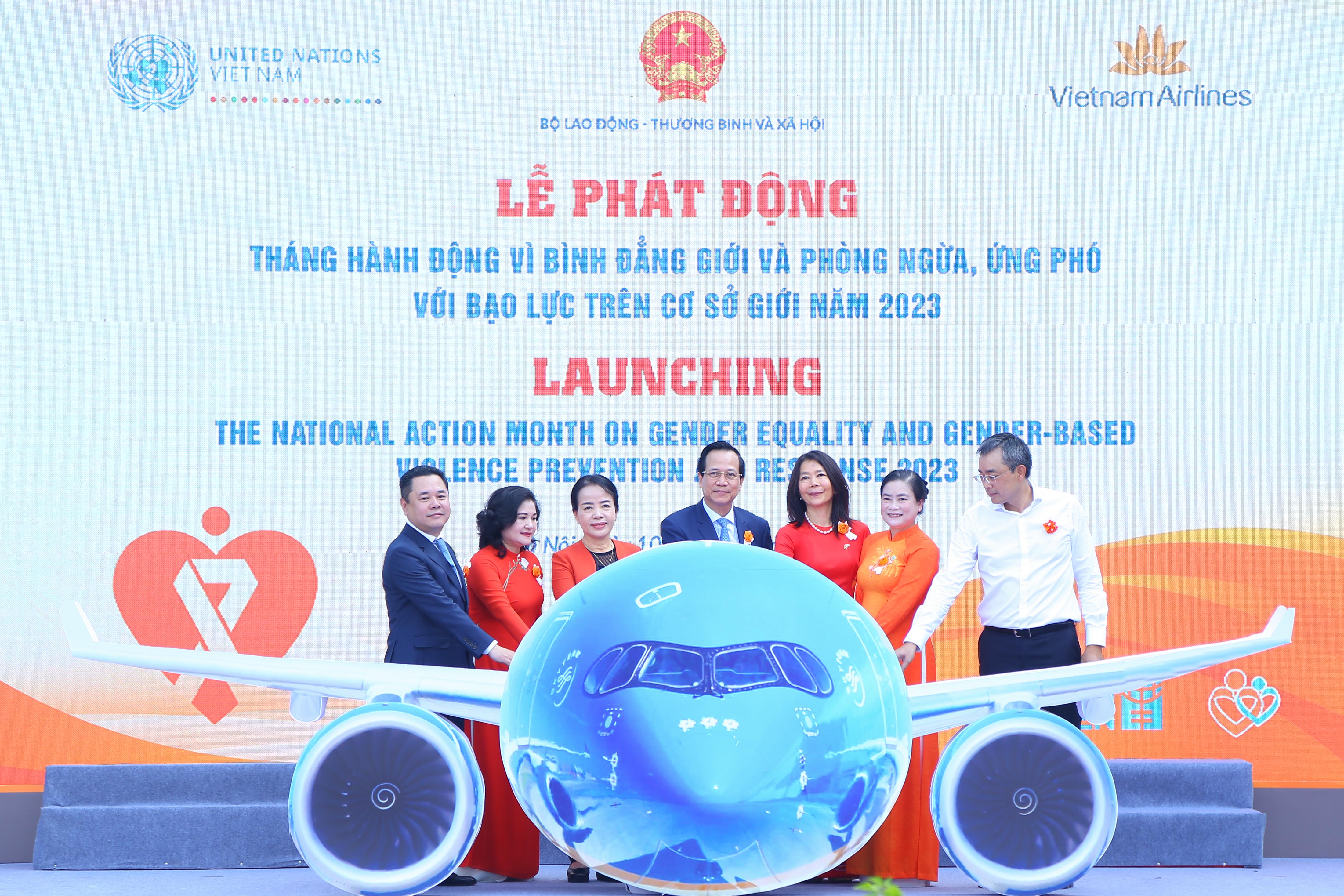 Lễ phát động Tháng hành động vì bình đẳng giới và phòng ngừa, ứng phó với bạo lực trên cơ sở giới năm 2023. 