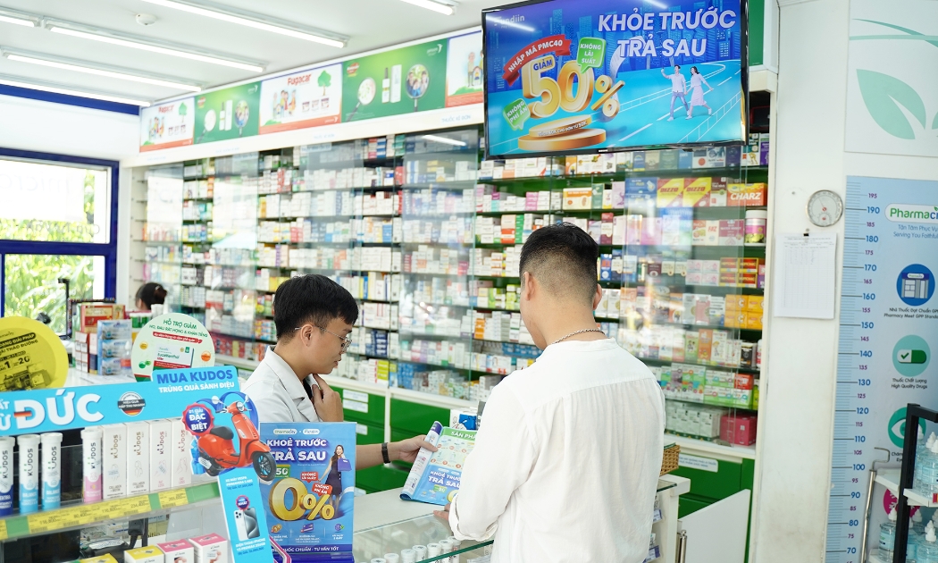 Phương thức Mua trước Trả sau Fundiin đã có mặt tại gần 1000 cửa hàng Pharmacity.