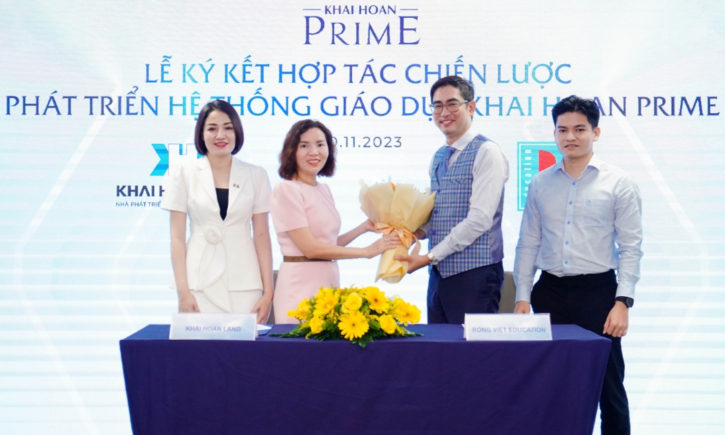 Lễ ký kết hợp tác giữa Khai Hoan Prime và Rồng Việt.
