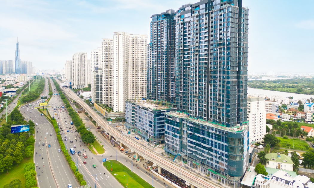 Masterise Homes sắp đưa “thương hiệu LUMIÈRE” từ TP.HCM ra thị trường Hà Nội. Ảnh chụp thực tế dự án LUMIÈRE đầu tiên tại Thảo Điền (TP.HCM) sắp bàn giao trong 2023.