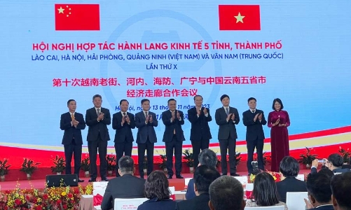 Đẩy mạnh hợp tác kinh tế giữa Lào Cai, Hà Nội, Hải Phòng, Quảng Ninh (Việt Nam) và Vân Nam (Trung Quốc) 